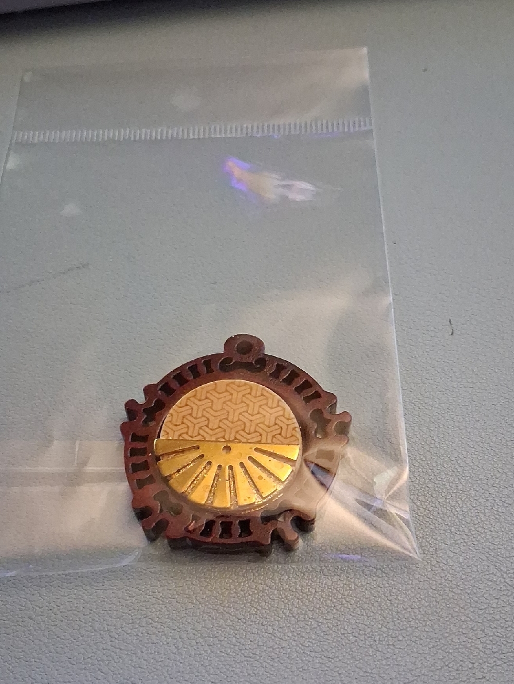 Unbranded Gold and Brown Decorative Wearable  Charm